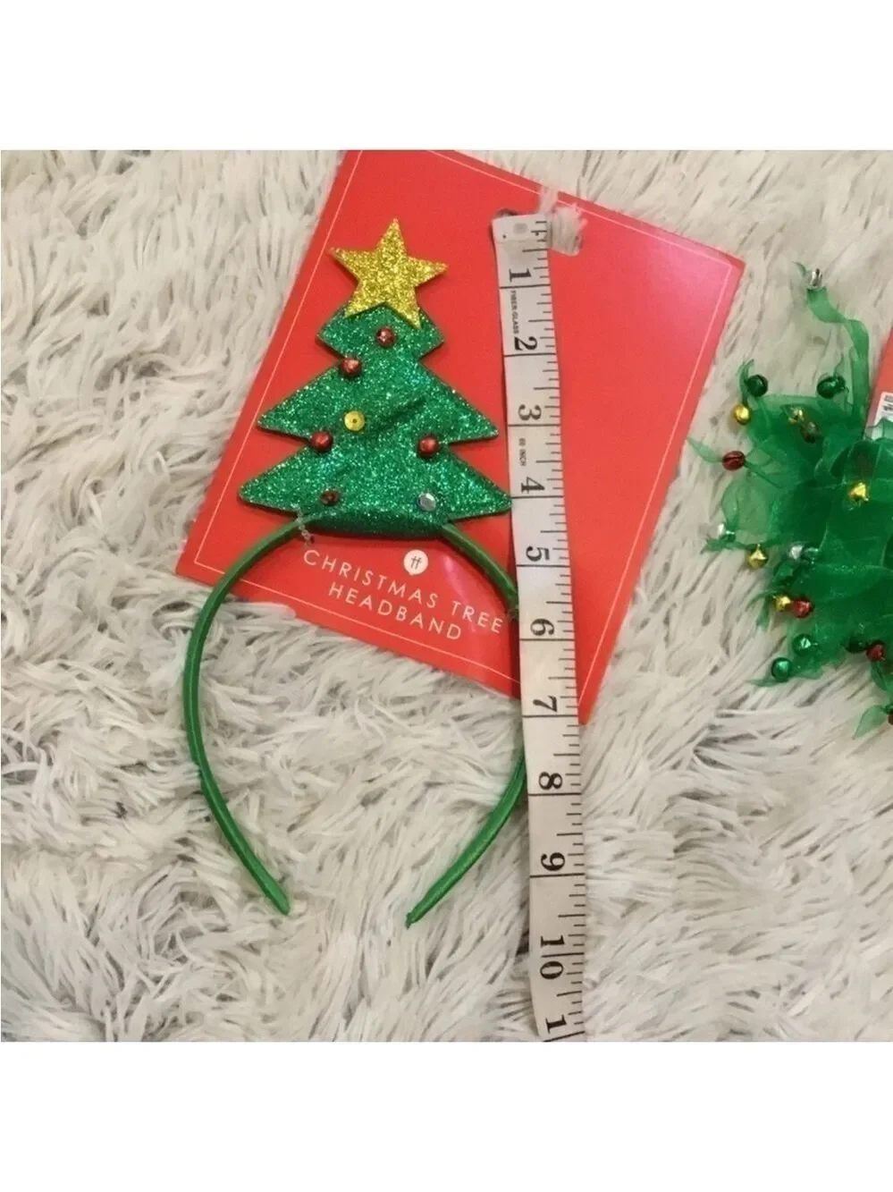 Celebrate Together Christmas Tree Headband + a set of 2 hair scrunches